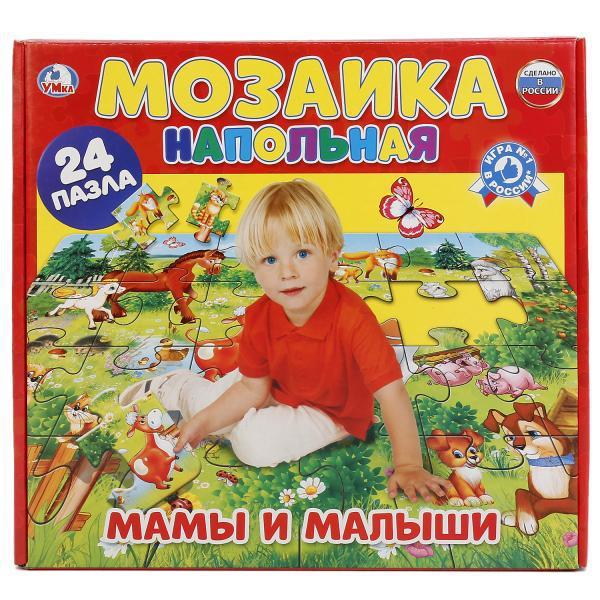 Мозаика напольная *Умка* мамы и малыши, 24 пазла - 4690590146262