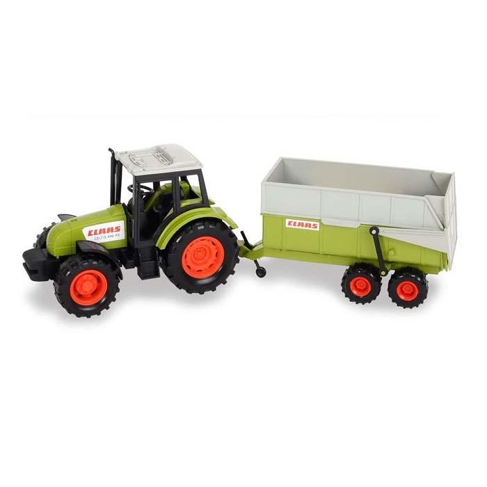 Игрушечный трактор с прицепом Claas, 36 см - 3736004