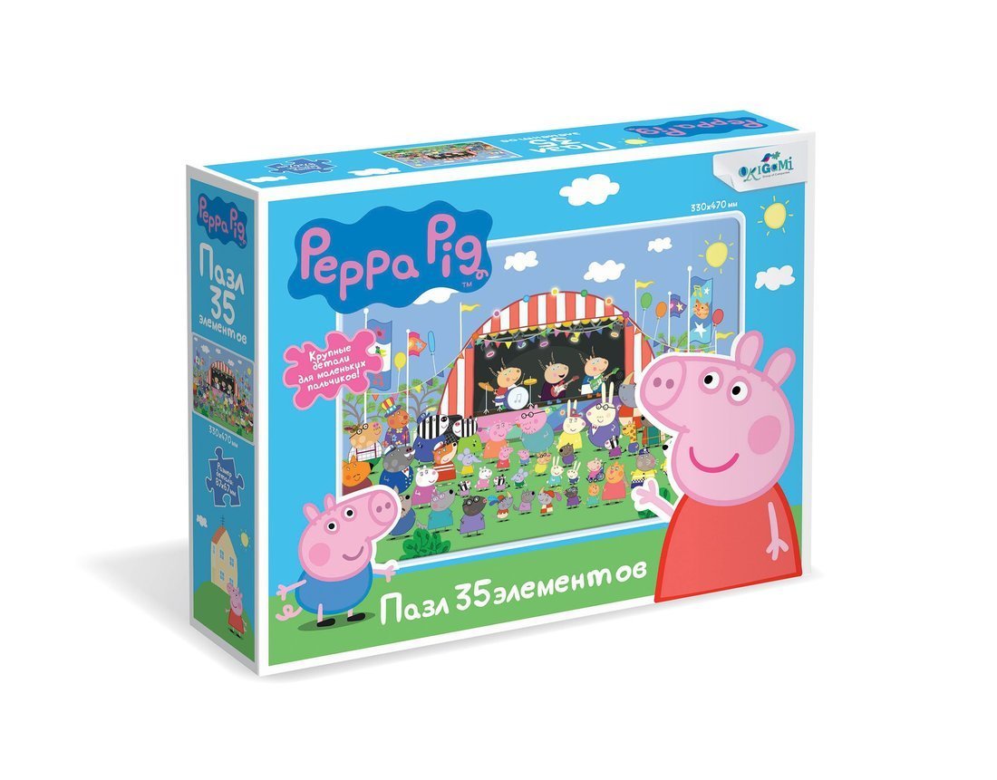 Пазл maxi Origami *Peppa Pig. Большой концерт*, 35 элементов - 05843