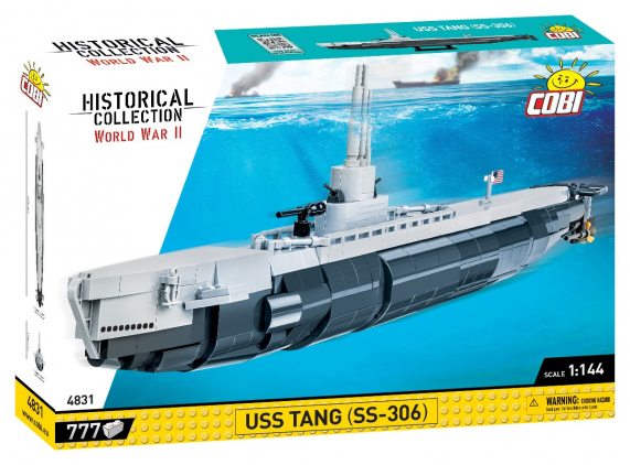 Конструктор COBI USS TANG (SS-306), 777 элементов - COBI-4831
