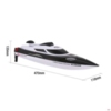 Радиоуправляемый катер HJ Toys HJ806 RTR 2.4G (черный) - HJ806-B