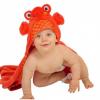 Полотенце с капюшоном для малышей (0-18m) Zoocchini Крабик Чарли (Charlie the Crab) - 00559