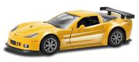 Машина RMZ City Chevrolet Corvette C6-R, масштаб 1:32, желтый - 554003-YL