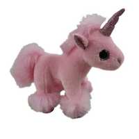 Мягкая игрушка ABtoys Единорог розовый, 17 см - M5062