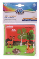 Книжка Canpol Babies Континенты, с пищалкой, мягкая - 250989070