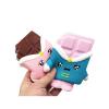 Игрушка антистресс 1toy Мммняшка squishy (сквиши), Шоколадка - Т14701
