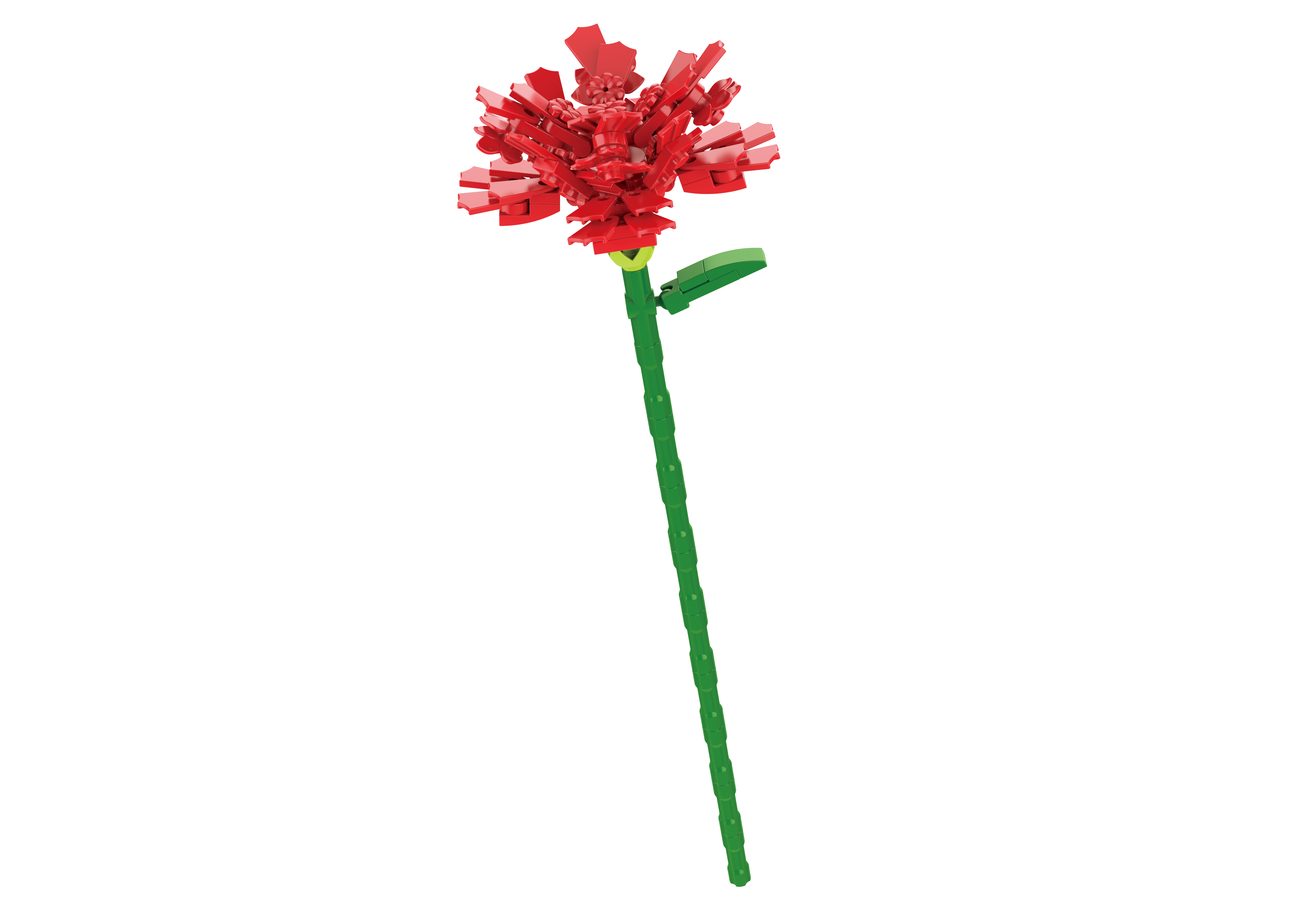 Конструктор цветы Собери сам RTOY Plante *Гвоздика красная*, 103 элемента - JK2627