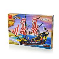 Конструктор ENLIGHTEN BRICK серия Пираты *Корабль «Чёрная жемчужина»* (870 деталей) - C308|308