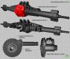 Радиоуправляемый краулер Axial Wraith 1.9 (оранжевый) 4WD ARTR масштаб 1:10 2.4G - AXI90074T1