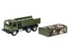 Машина АВТОПАНОРАМА Грузовик, хаки, масштаб 1:32, свет, звук - JB1251243