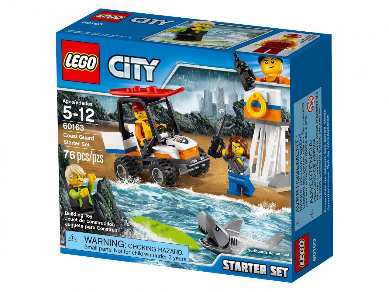 Конструктор LEGO City Набор для начинающих *Береговая охрана* - 60163