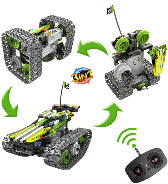 Радиоуправляемый конструктор QiHui *Stunt Car*, 353 элемента - QH8015