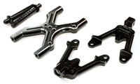 Задняя бабочка (черная) для Axial SCX-10 - C25604BLACK
