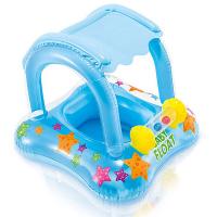 Надувной детский круг-плот с навесом Baby Float - И56581