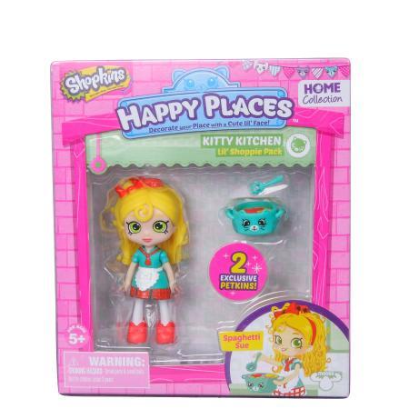 Набор фигурок Happy Places Петкинс с куклой Shoppie Спагетти Сью - 56323|ast56560 (56322, 56323, 56410, 56411, 56412)