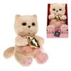 Мягкая игрушка Angel Collection Киска Персик с рыбкой - 681854