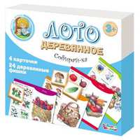 Настольная игра Десятое королевство Лото деревянное Собирай-ка - 01951ДК