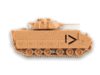 Сборная модель Zvezda Американская БМП Бредли, масштаб 1:100 - ZV-7406