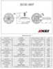 Электродвигатель EMAX GT2215|10 1100KV для авиамоделей - EMX-0101004010