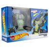 Радиоуправляемая машина-перевёртыш 1Toy Hot Wheels, вращение на 360°, свет, чёрно-зелёная - Т10978