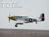 Радиоуправляемый самолет Top RC P-51D желтый 750мм 2.4G RTF - top017C