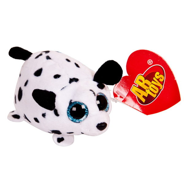 Мягкая игрушка ABtoys Далматинец белый с черными пятнами, 10 см - M1005