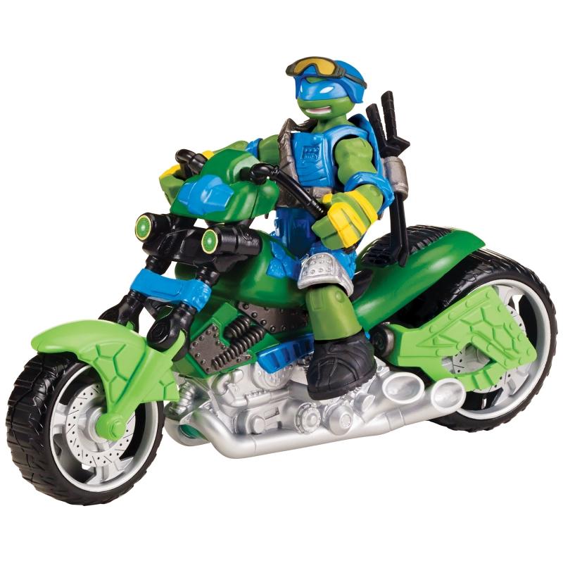 Игровой набор Playmates Мотоцикл-квадрокоптер с фигуркой Лео, серия Mutation - 94262