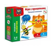 Настольная игра с прищепками Vladi Toys Смешная компания - VT5303-06