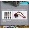 Радиоуправляемая модель трофи Yikong 4083V3 Bronco (Sky Blue) ARTR масштаб 1:8 - YK-4083V3-RB