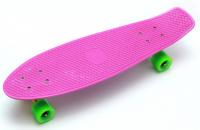 Скейтборд Triumf Active 22* TLS-402 розовый с зелеными колесами - TLS-402 PinkGreen