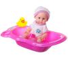 Пупс с ванночкой и аксессуарами Baby Dolls, 3 вида - 0816-13 - Д79736