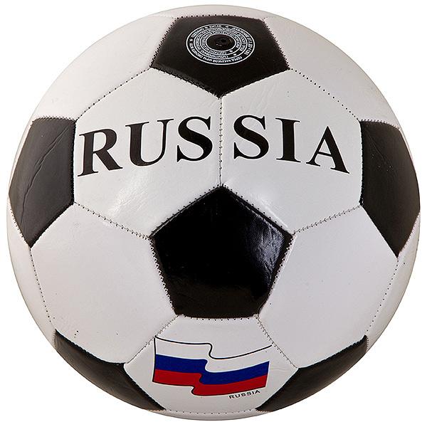 Футбольный мяч с логотипом *Россия*, размер 5, 1 слой - Т15363