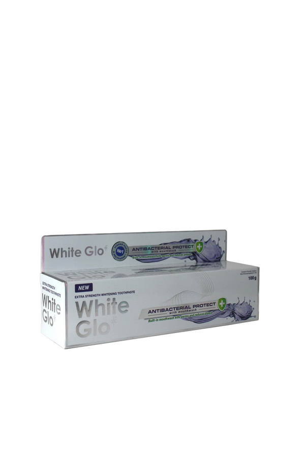 Зубная паста White Glo отбеливающая с антибактериальным эффектом и ополаскивателем 100мл - W8213-НТМ