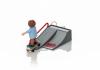 Конструктор Playmobil Экстра-набор: Скейтбордист с пандусом - 9094pm