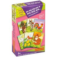 Настольная игра Bondibon *Ку-ка-ре-ку! и все, все, все…* 3в1 из серии Играй Думай Учись - ВВ4710