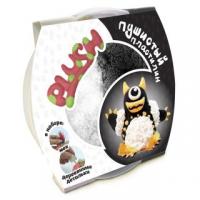 Пластилин *Пушистый* PLUSH, черно-белый - PL02201802
