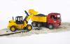 Игровой набор Bruder MAN самосвал с колёсным бульдозером FR 130 - 02-752
