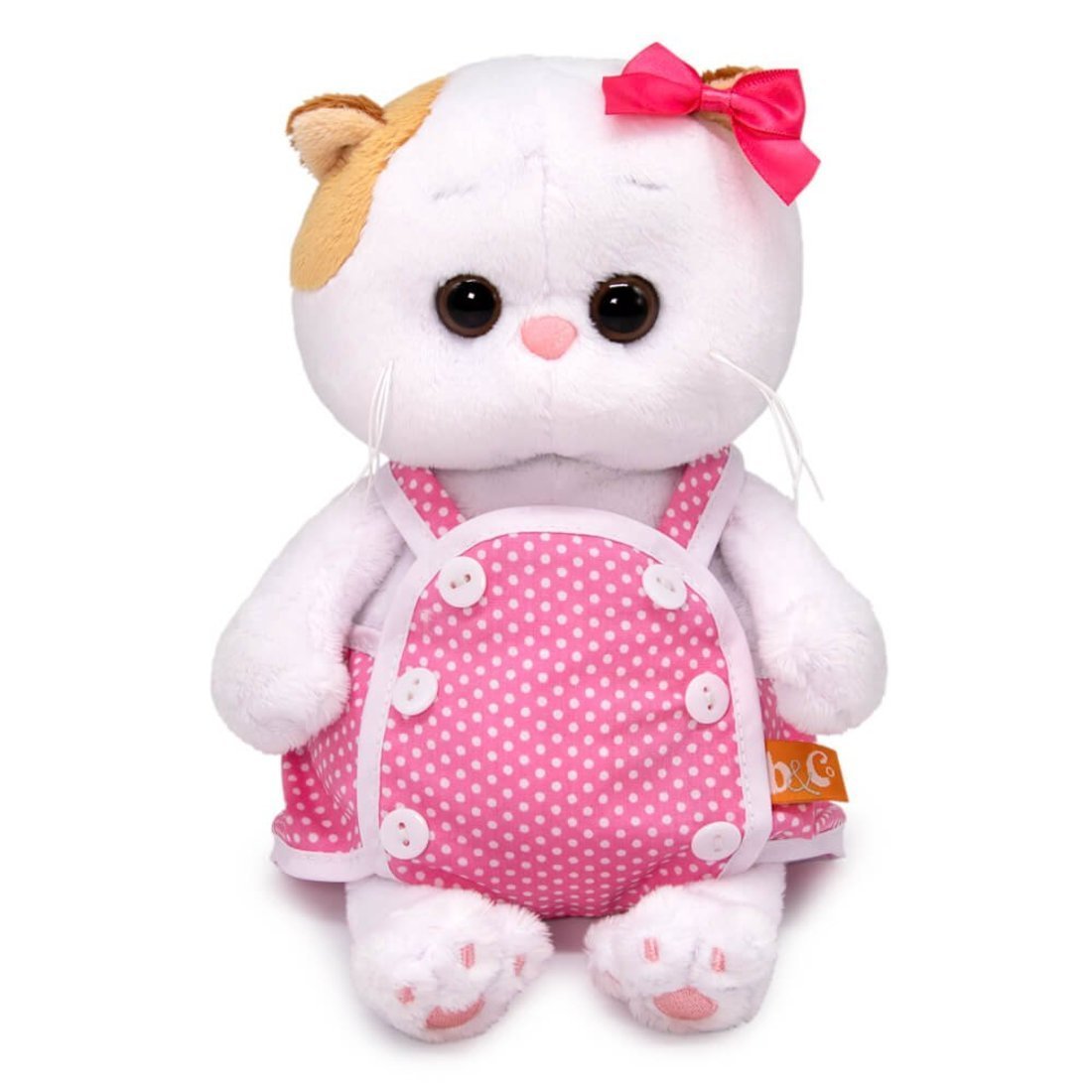 Мягкая игрушка Budi Basa Кошечка Ли-Ли BABY в розовом песочнике 20 см - LB-079
