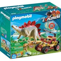 Конструктор Playmobil Динозавры: Исследовательский транспорт со стегозавром - 9432pm