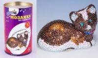 Мозаика из пайеток 3D Кошка Волшебная мастерская - 3D-01