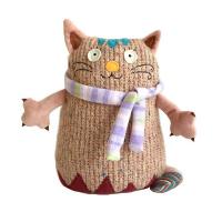 Мягкая игрушка Gulliver Котейка, розовый, 15 см - 51-K49204J