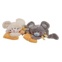 Мягкая игрушка Fluffy Family Мышонок Мики лежебока 20 см - 681603