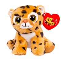 Мягкая игрушка ABtoys Леопард коричневый, 15 см - M0017