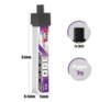 Аккумулятор LiHV GNB - 3.8V 300mah 60C (1S1P, HV, 6.5x11.5x51 мм) - GNB3001S60AHV