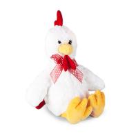Мягкая игрушка Bebelot Петушок с бантиком, 33 см, белый - BHO1703-383