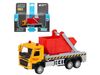 Машина Автопанорама VOLVO FM Мусоровоз, желтый-красный, масштаб 1:72, инерция - JB1251449