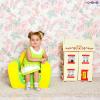 Игровое кресло *Медвежонок*, цвет Желтый+Салатовый - PCR316-03