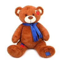 Мягкая игрушка Fluffy Family Мишка Топтыжка c шарфом 40 см - 93272