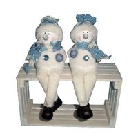 Керамический снеговичок в шапке Snowmen - Е94315