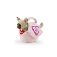 Мягкая игрушка Trudi Сиамский котёнок в розовой сумочке - 29716